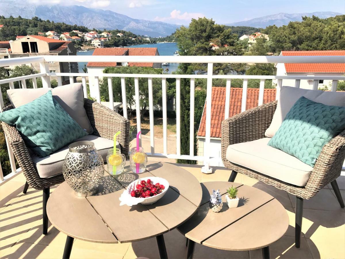 Apartmani Fortuna Lumbarda Dış mekan fotoğraf